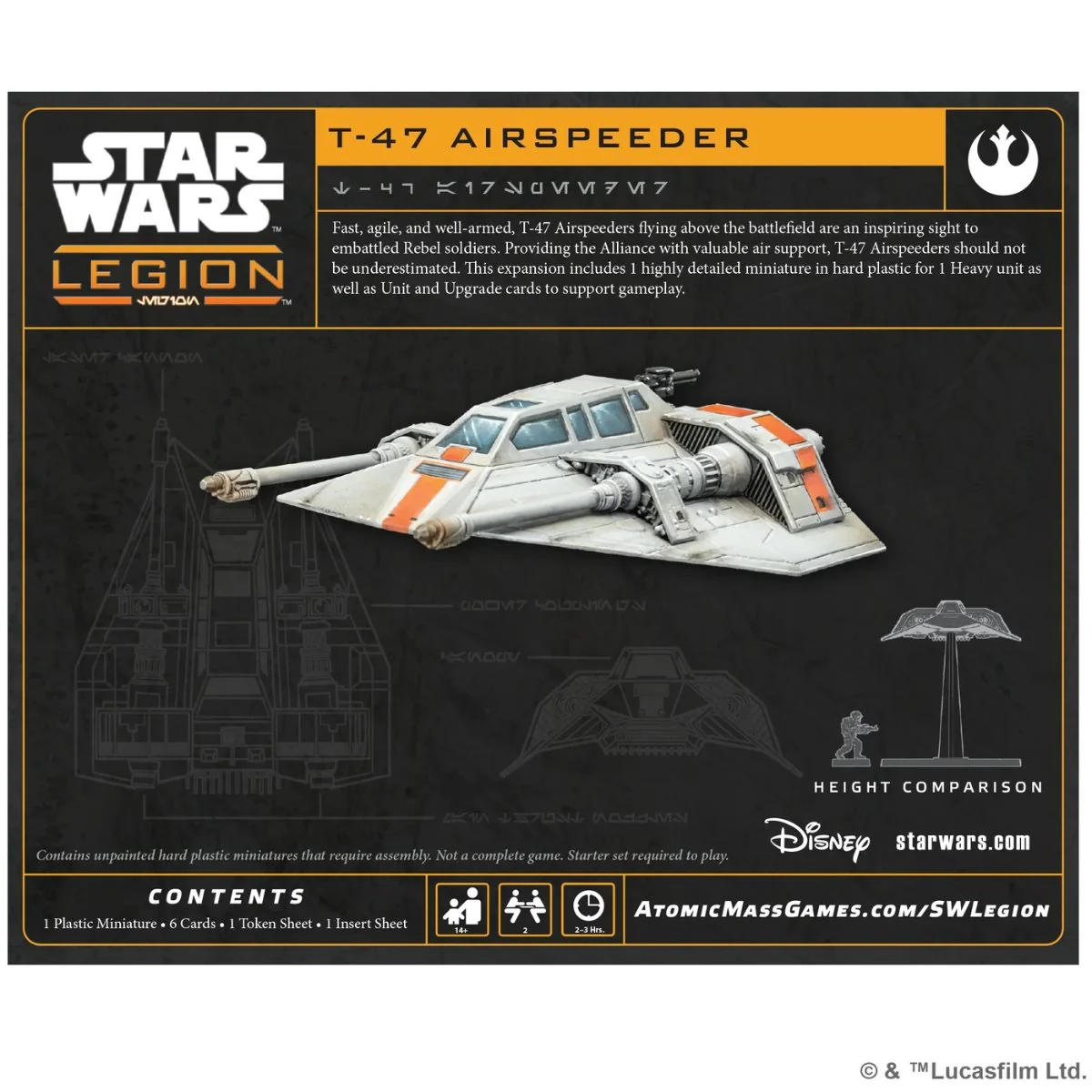 Star Wars: Legion - Rebels - T-47 Airspeeder [SWQ17] - Image 2
