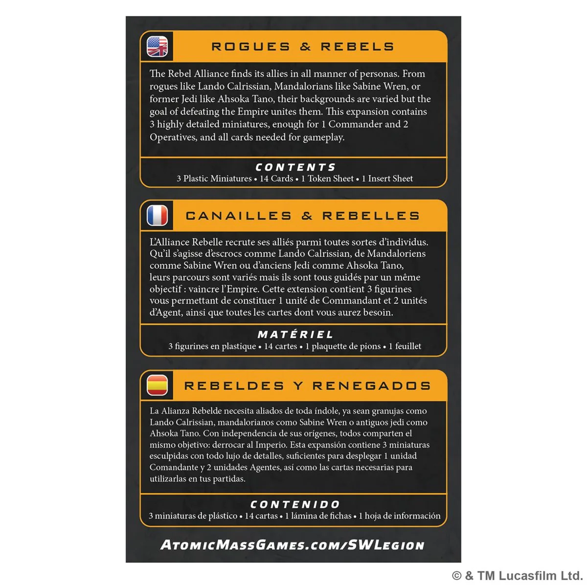 Star Wars: Legion - Rogues & Rebels [SWQ50] (Pre-Order) - Image 2