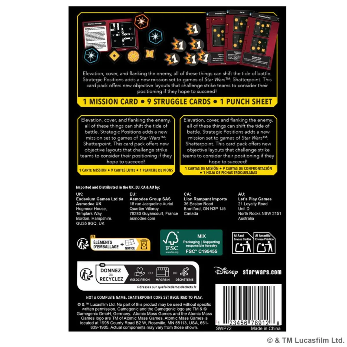 Star Wars: Shatterpoint - Strategic Positions Mission Pack [SWP72] - Image 2