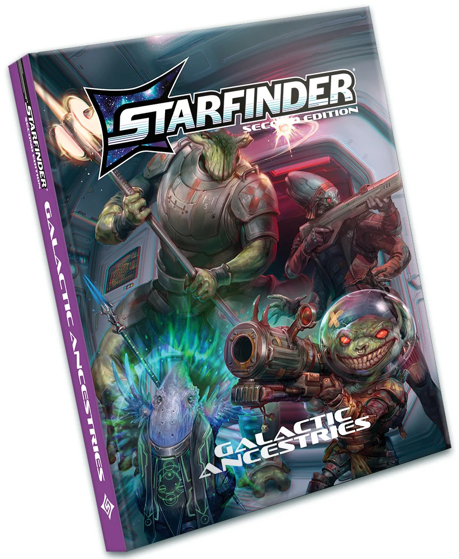Starfinder 2E RPG - Galactic Ancestries - Regular Cover (HC)