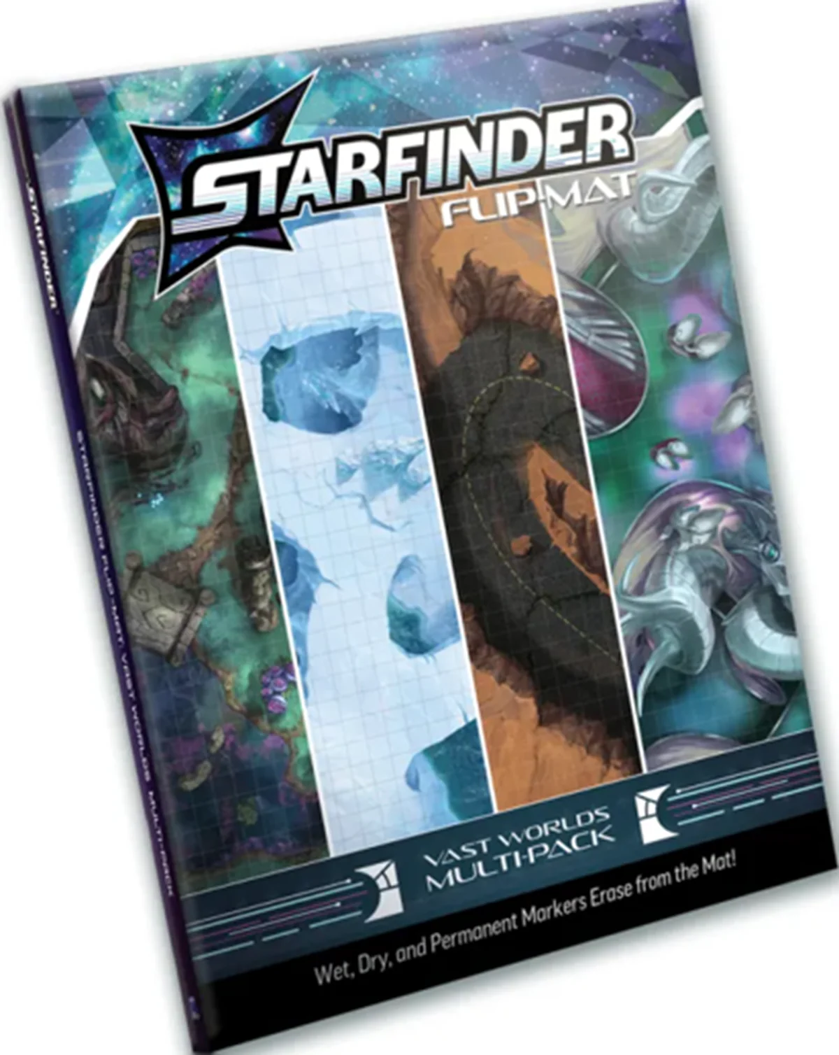 Starfinder 2E RPG - Flip-Mat - Vast Worlds Multi-Pack