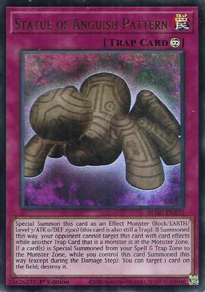 Statue of Anguish Pattern - BLGG-EN132 - Ultra Rare - 1st Edition