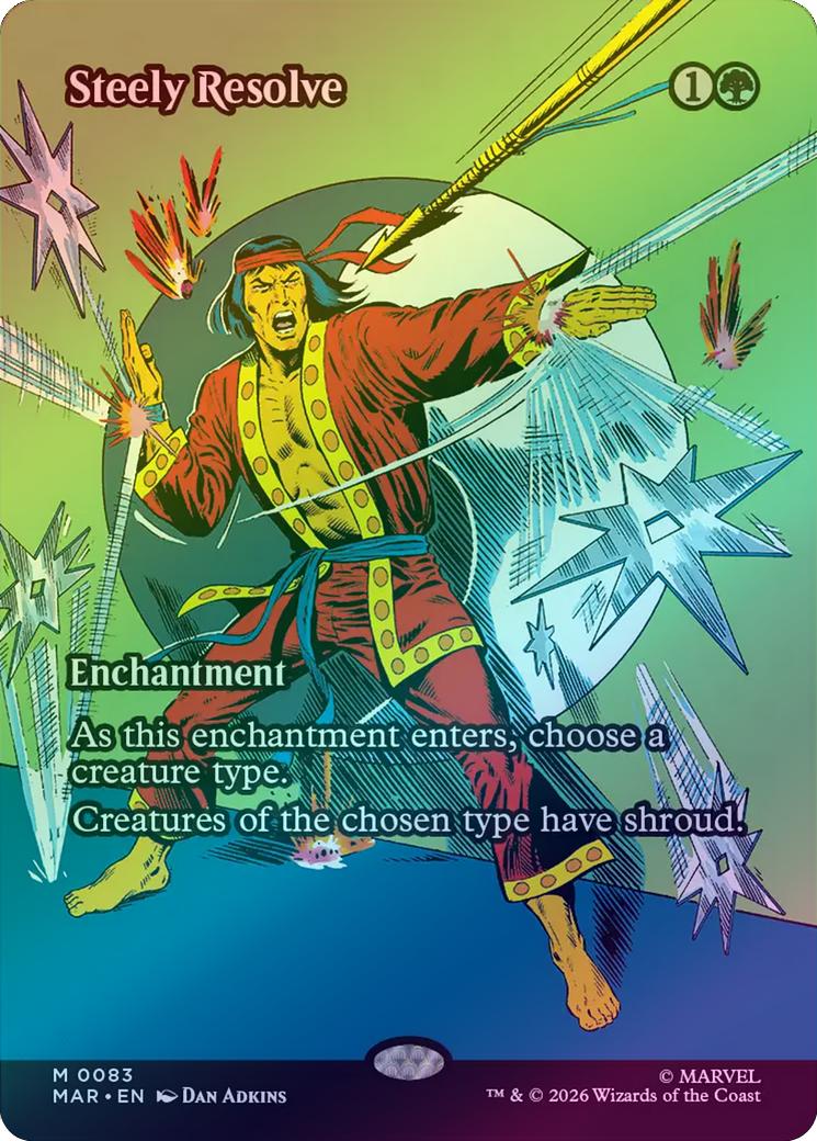 Steely Resolve - Source Material Showcase (Foil) (MAR)