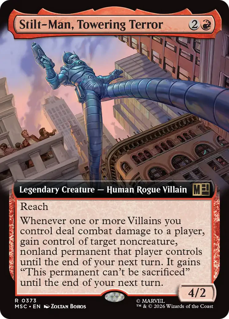 Stilt-Man, Towering Terror - Extended Art (MSC)