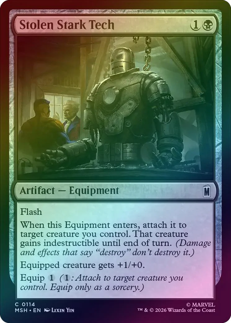 Stolen Stark Tech (Foil) (MSH)