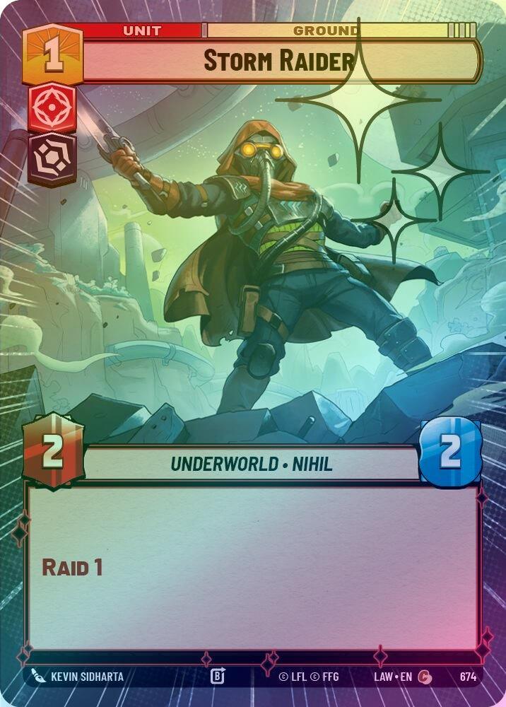 Storm Raider (Hyperspace Foil) - 674 - Common (Foil)