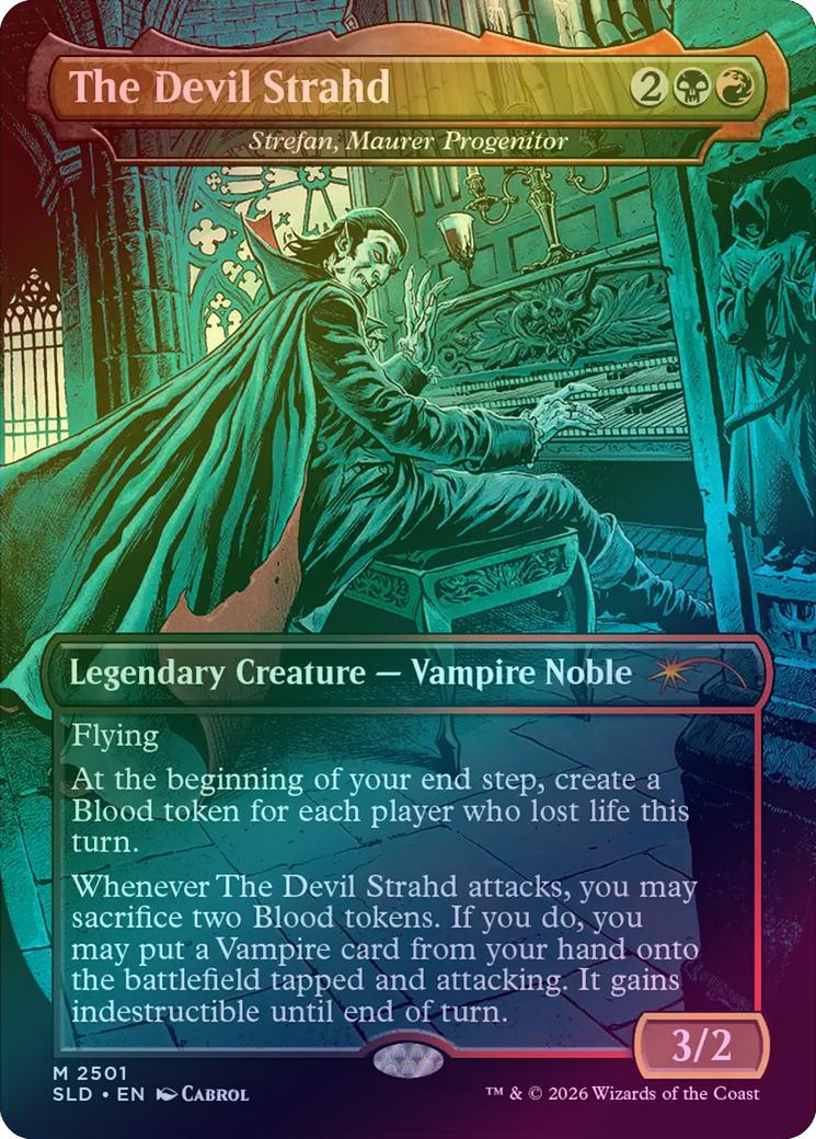 The Devil Strahd // Strefan, Maurer Progenitor - D&D: Strahd's Descent (Foil) (SLD)