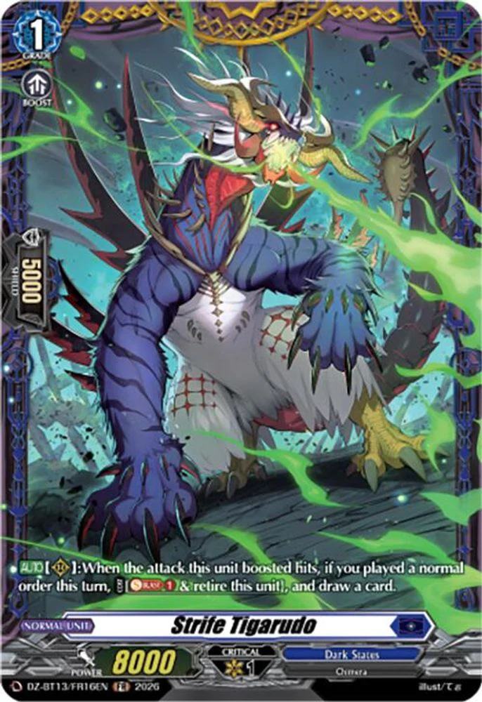 Strife Tigarudo (FR) - DZ-BT13/FR16EN - Frame Rare