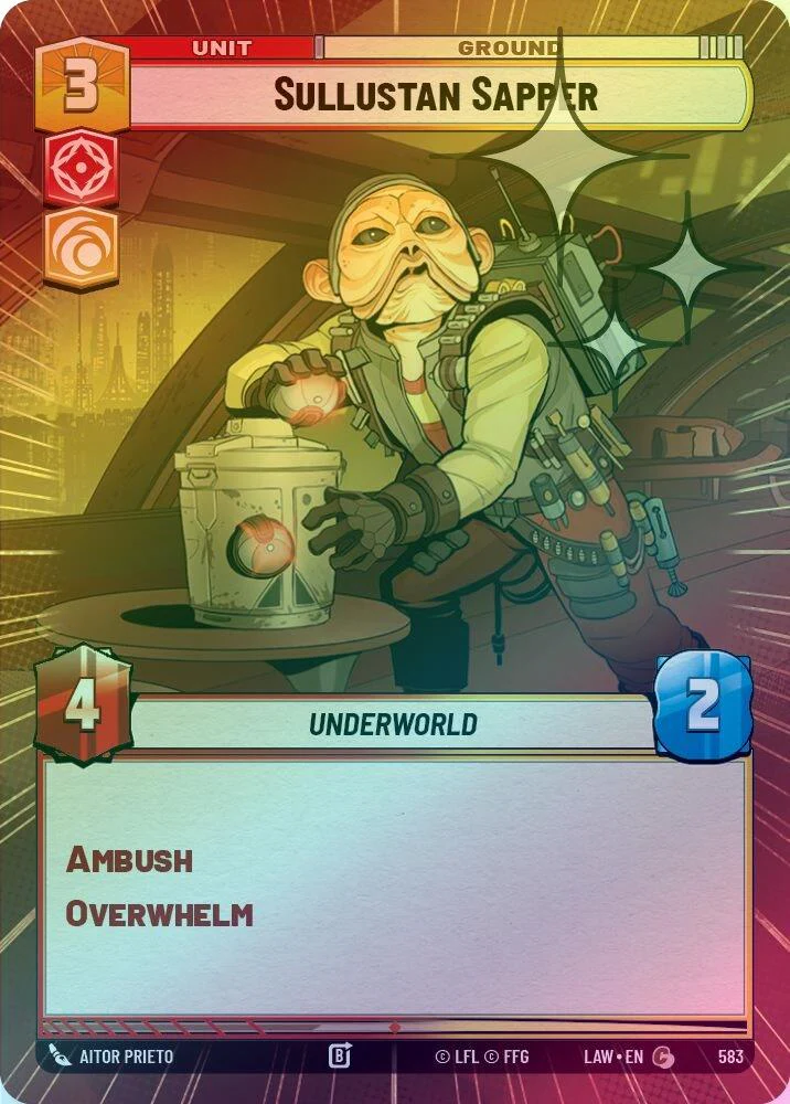 Sullustan Sapper (Hyperspace Foil) - 583 - Common (Foil)