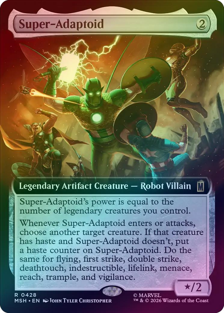 Super-Adaptoid - Extended Art (Foil) (MSH)