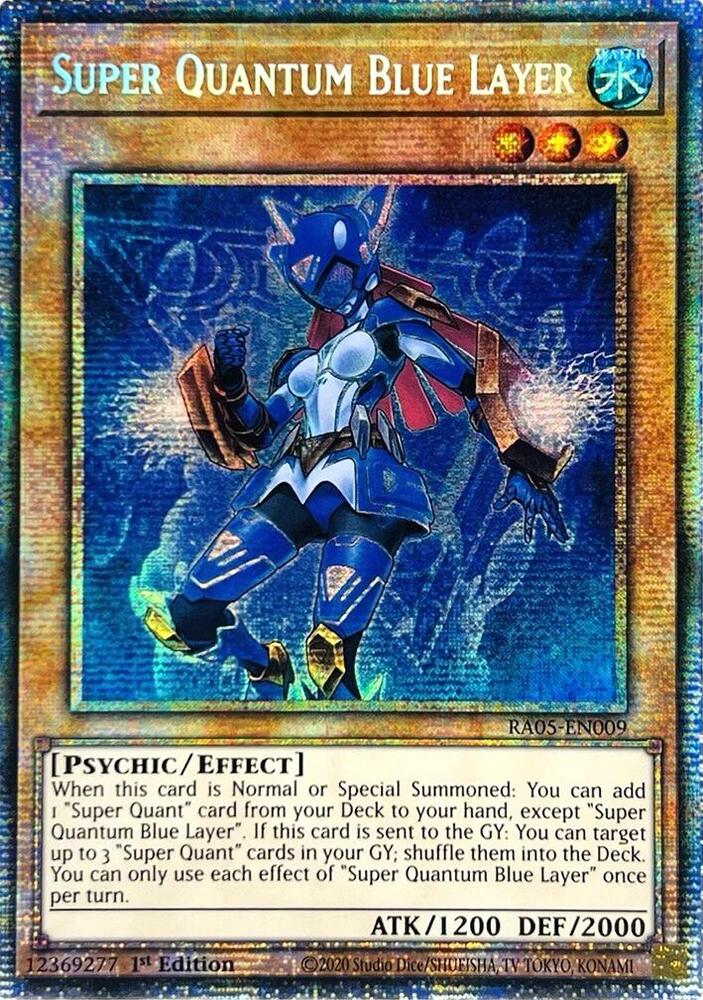 Super Quantum Blue Layer - RA05-EN009 - Starlight Rare - 1st Edition