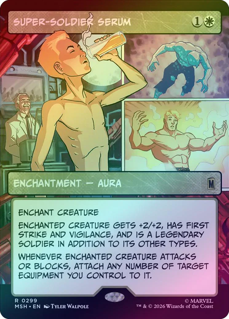 Super-Soldier Serum - Panel Showcase (Foil) (MSH)