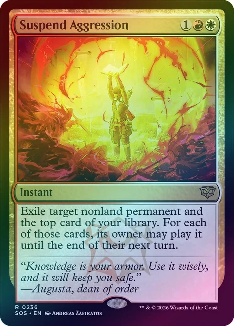 Suspend Aggression (Foil) (SOS)