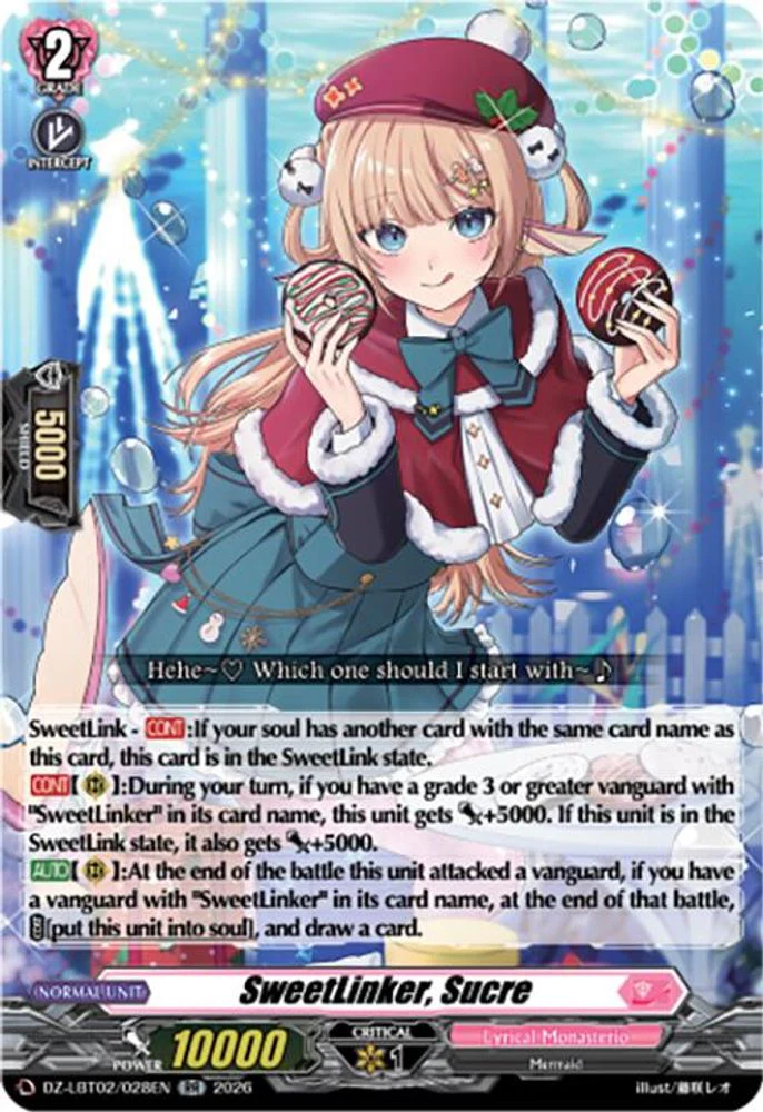 SweetLinker, Sucre - DZ-LBT02/028EN - Double Rare