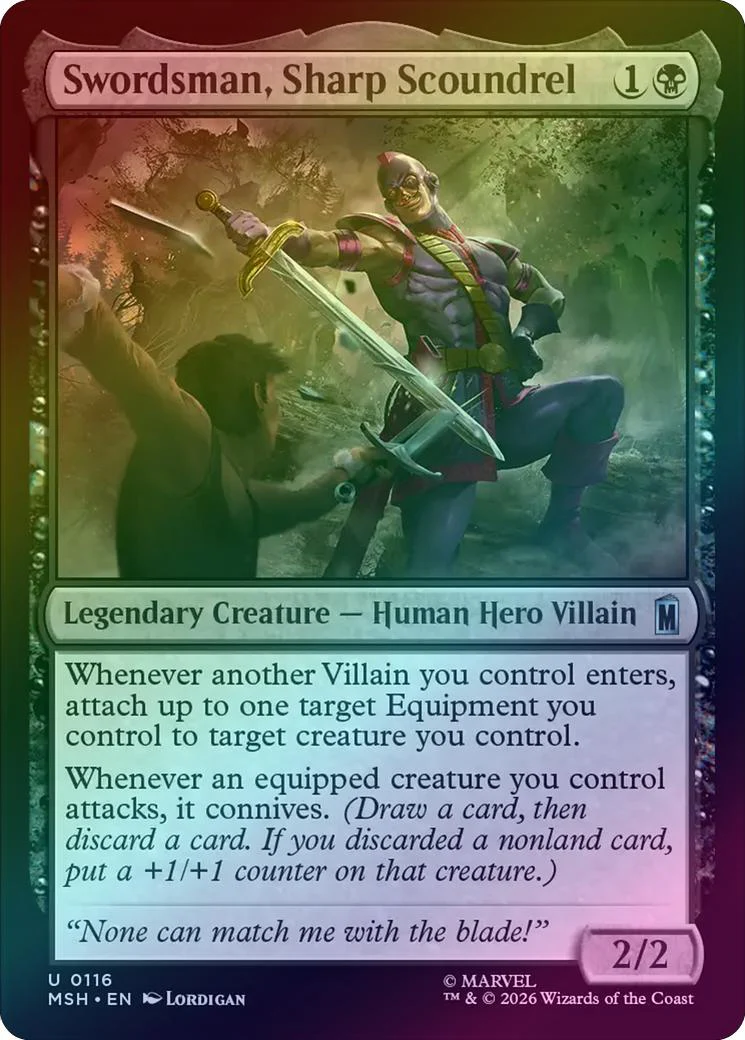 Swordsman, Sharp Scoundrel (Foil) (MSH)