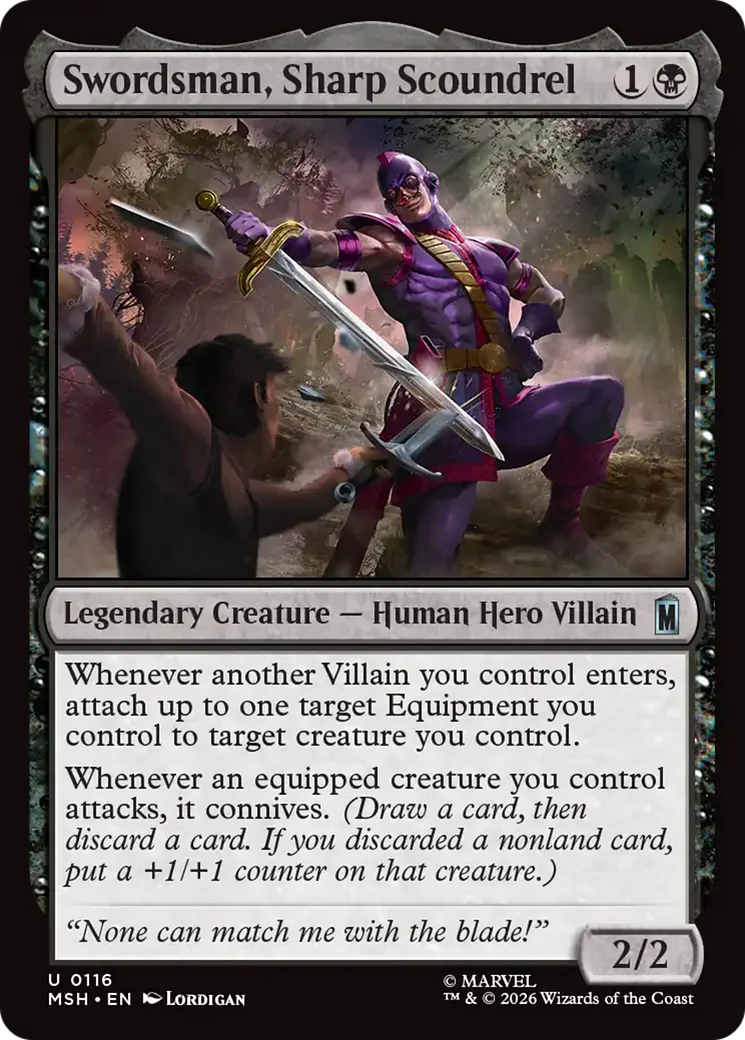 Swordsman, Sharp Scoundrel (MSH)