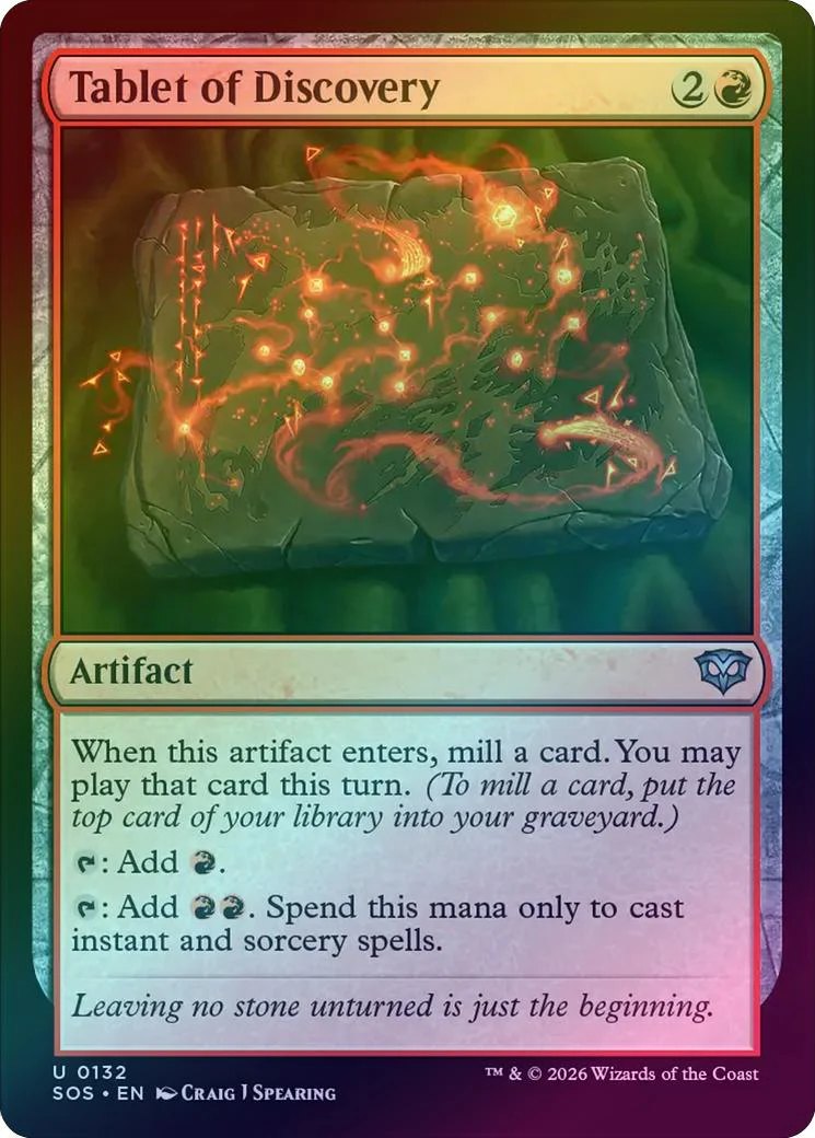 Tablet of Discovery (Foil) (SOS)
