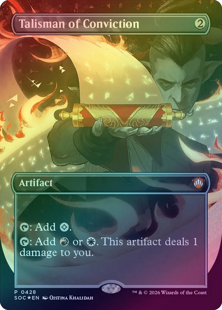 Talisman of Conviction - Codex Bundle Promo (Foil) (SOC)