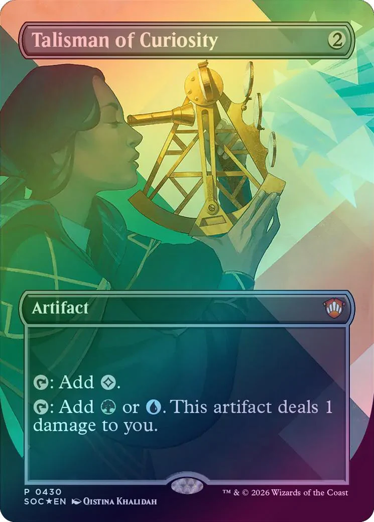 Talisman of Curiosity - Codex Bundle Promo (Foil) (SOC)