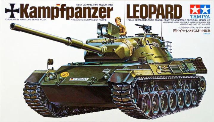 Tamiya - Kampfpanzer Leopard: West German Army Medium Tank 1/35 [35064]