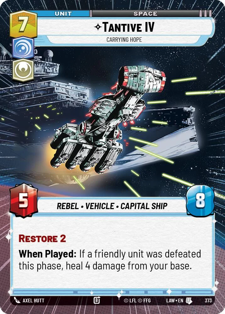 Tantive IV - Carrying Hope (Hyperspace) - 373 - Uncommon