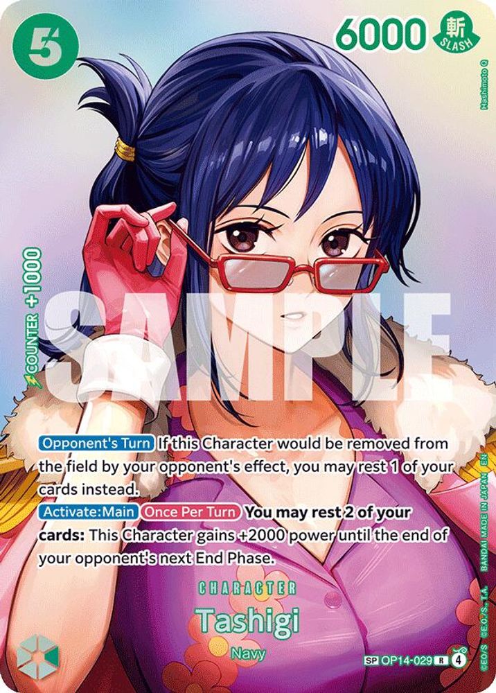 Tashigi (Special) - OP14-029 - Rare