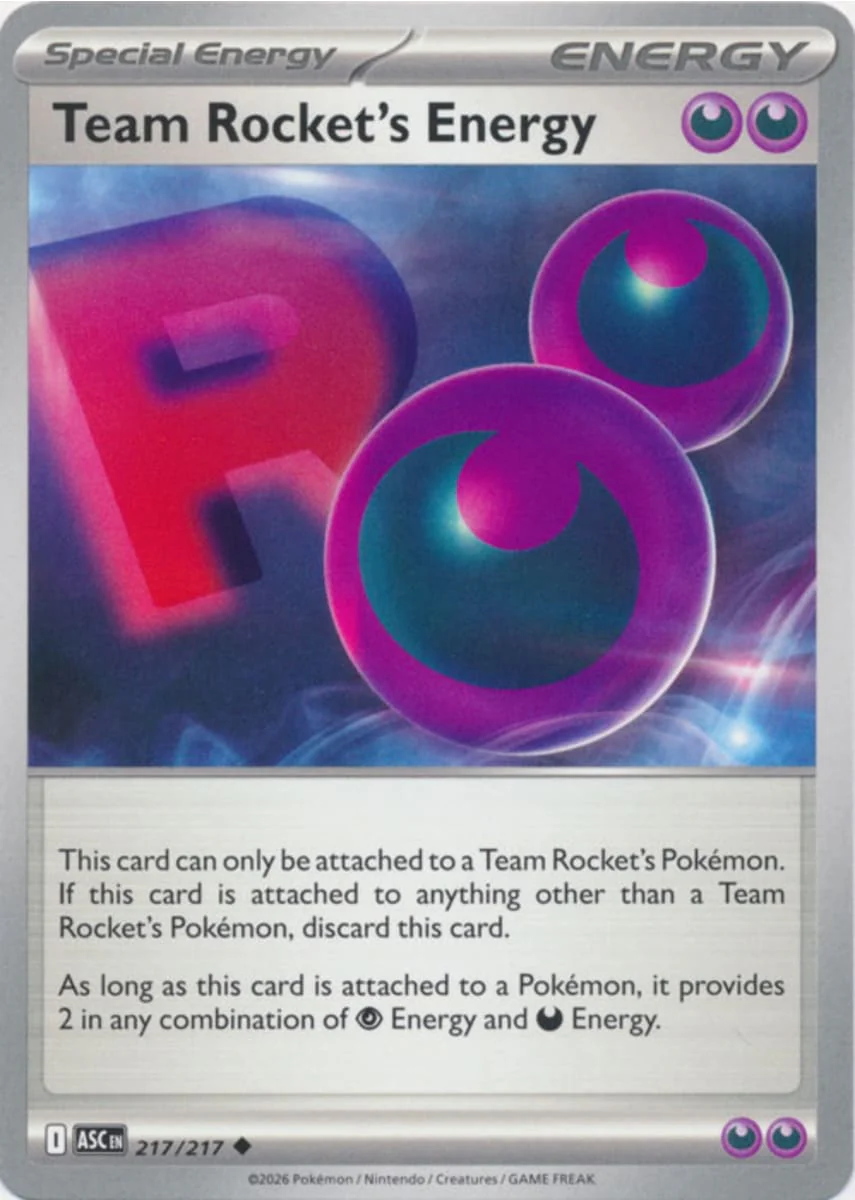 Team Rocket's Energy - 217/217 - Uncommon