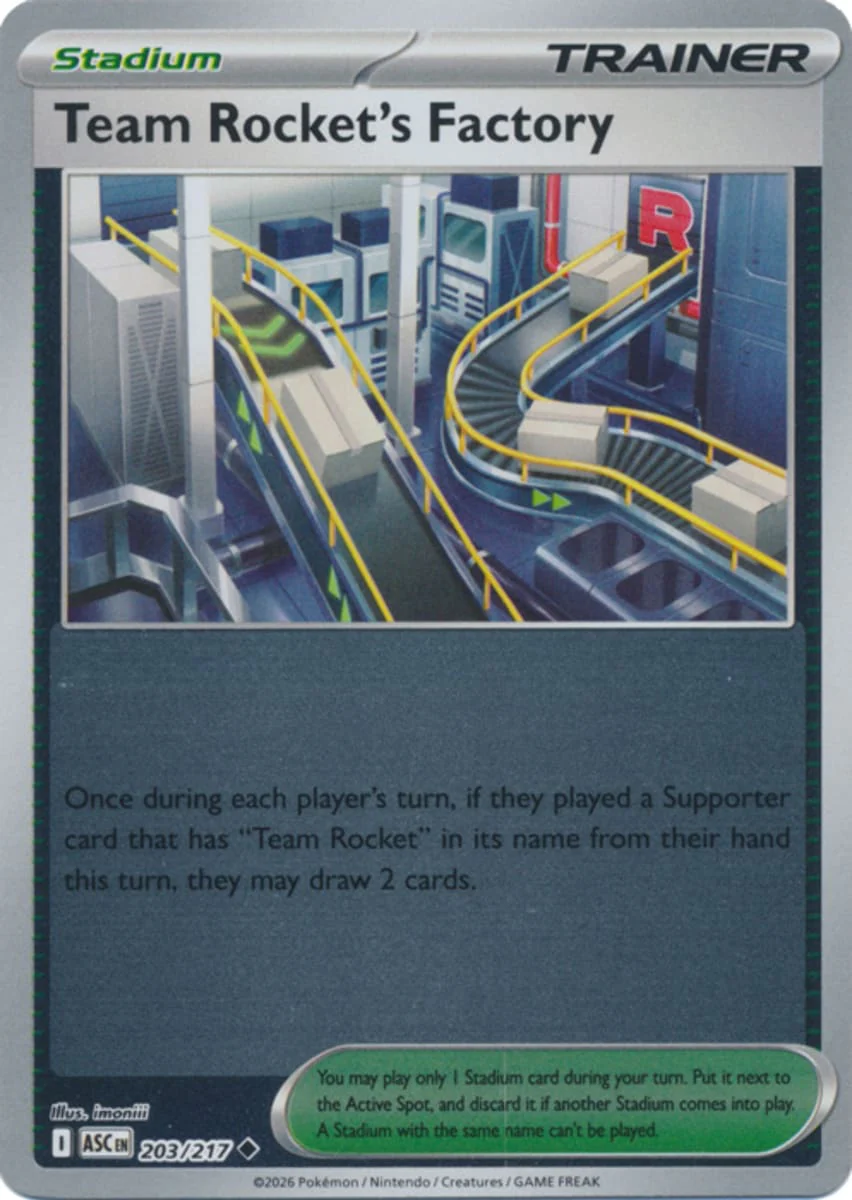 Team Rocket's Factory - 203/217 - Uncommon - Reverse Holo