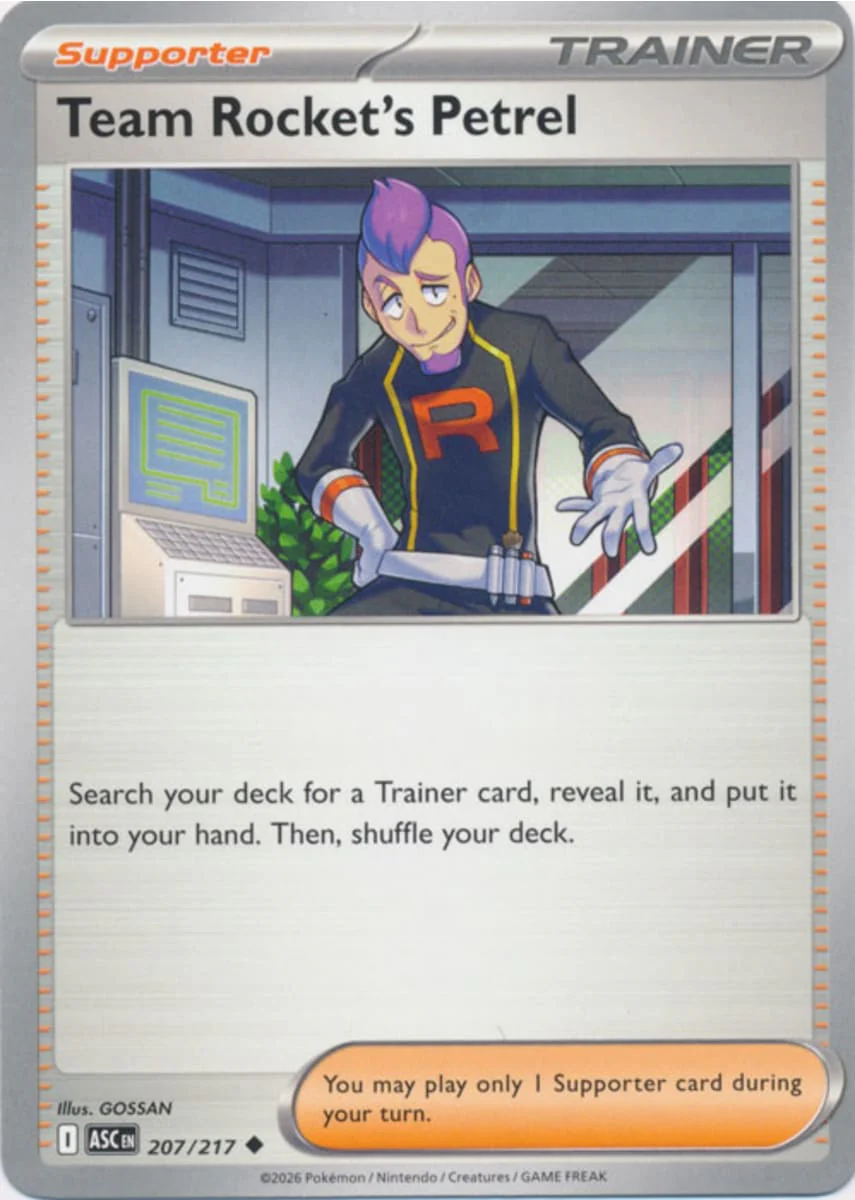 Team Rocket's Petrel - 207/217 - Uncommon