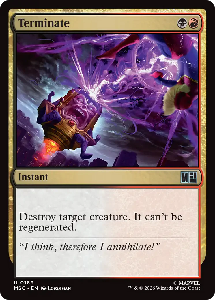 Terminate (MSC)