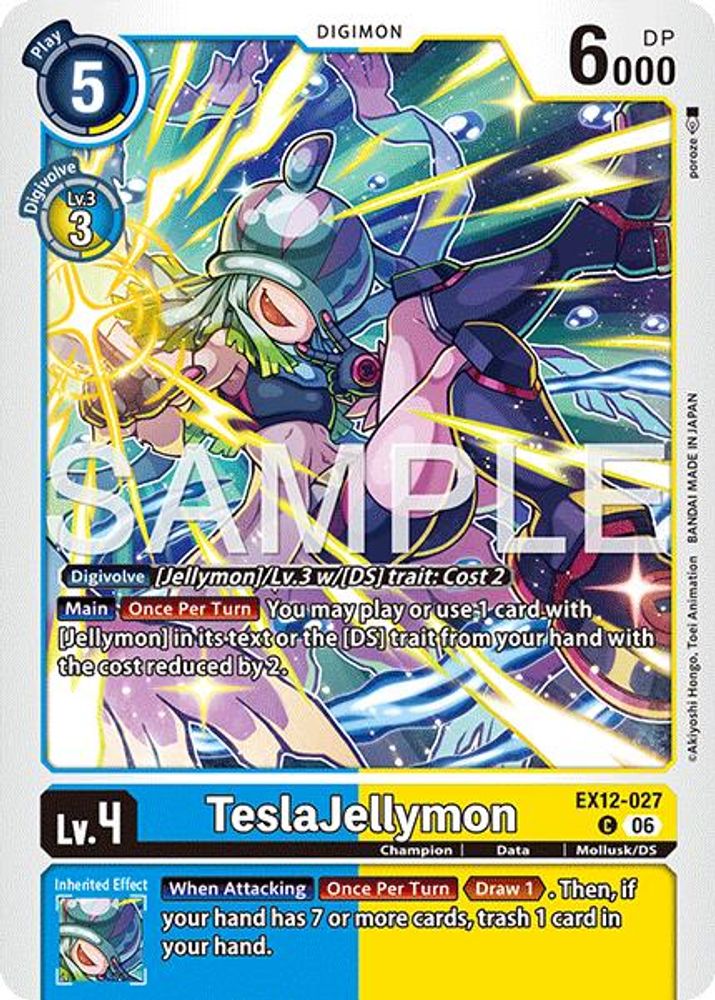TeslaJellymon - EX12-027 - Common