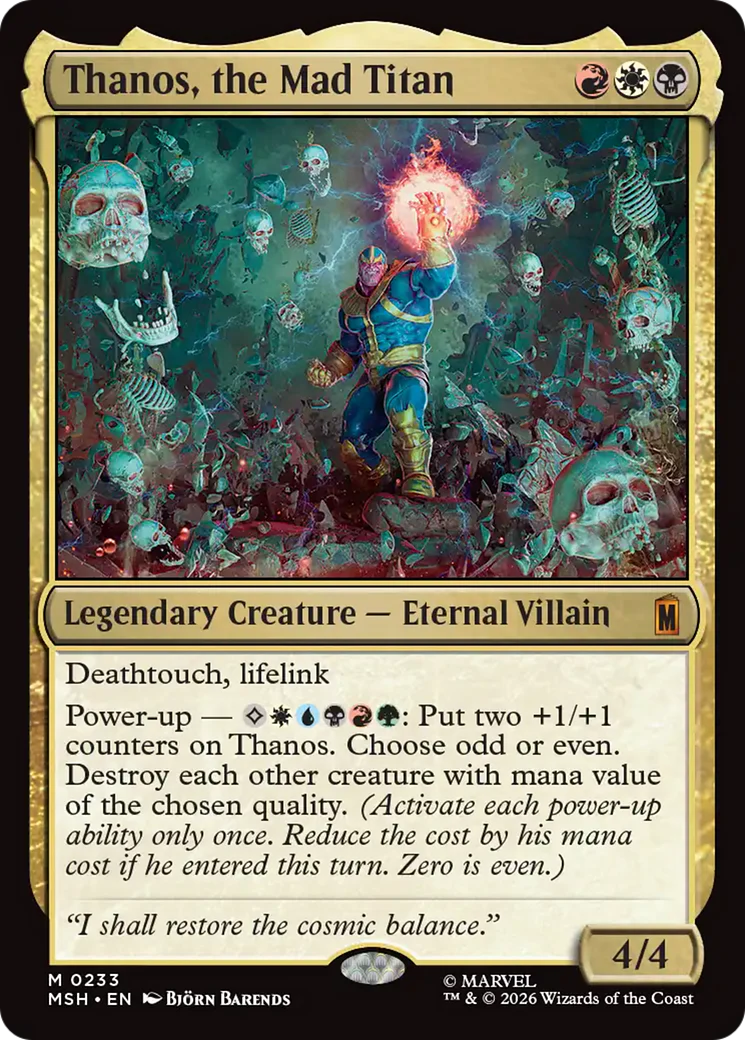 Thanos, the Mad Titan (MSH)