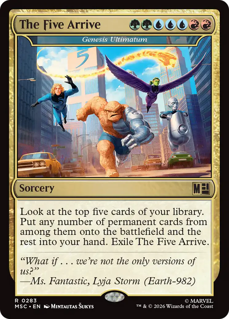 The Five Arrive // Genesis Ultimatum (MSC)
