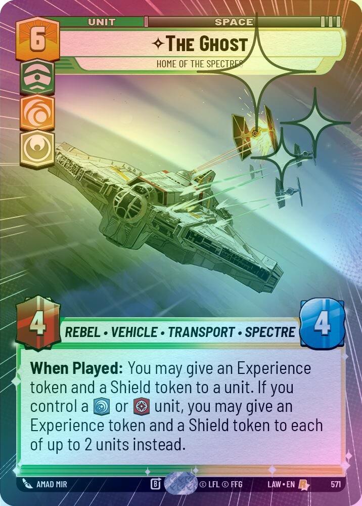 The Ghost - Home of the Spectres (Hyperspace Foil) - 571 - Rare (Foil)