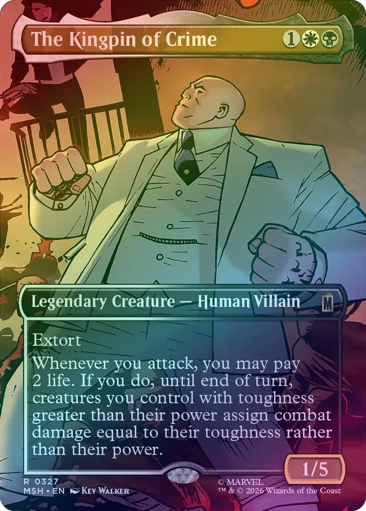 The Kingpin of Crime - Borderless Scene (Foil) (MSH)