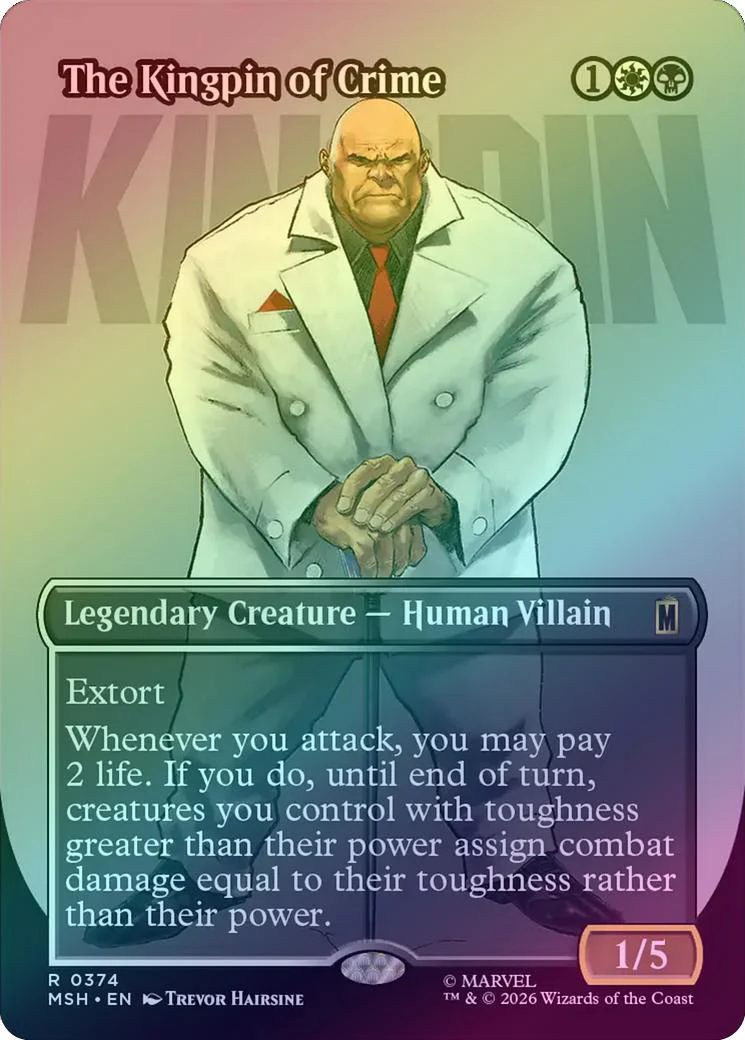 The Kingpin of Crime - Logo Showcase (Foil) (MSH)