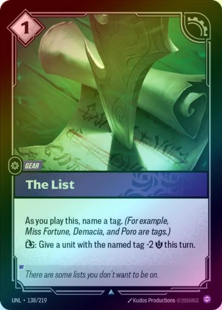 The List - 138/219 - Uncommon (Foil)