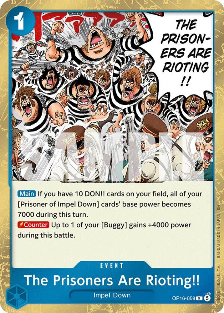 The Prisoners Are Rioting!! - OP16-058 - Rare