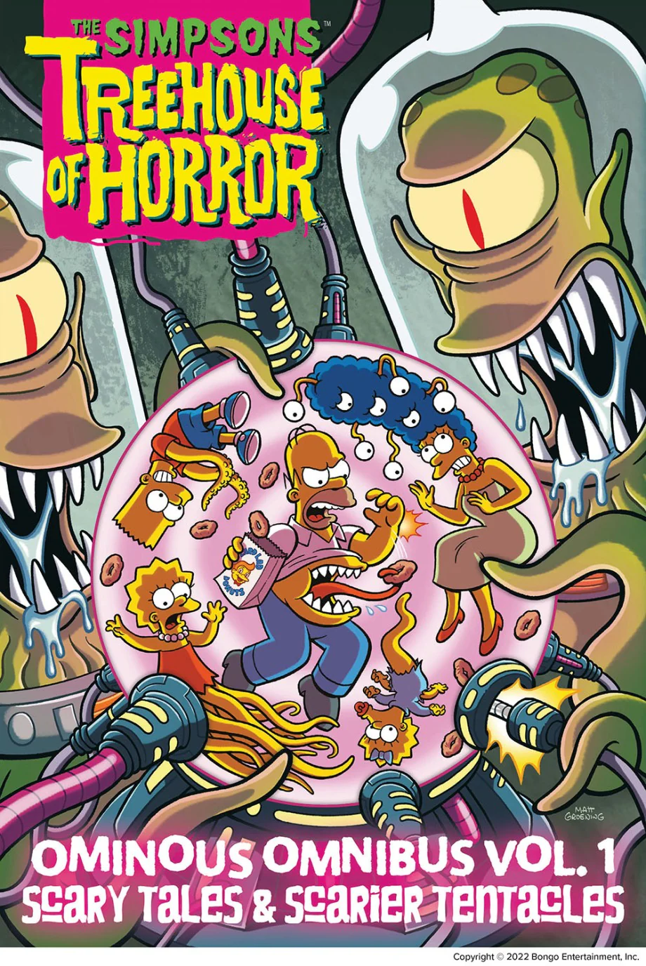 The Simpsons: Treehouse of Horror Omnibus Vol. 01: Scary Tales & Scarier Tentacles (Hardcover)