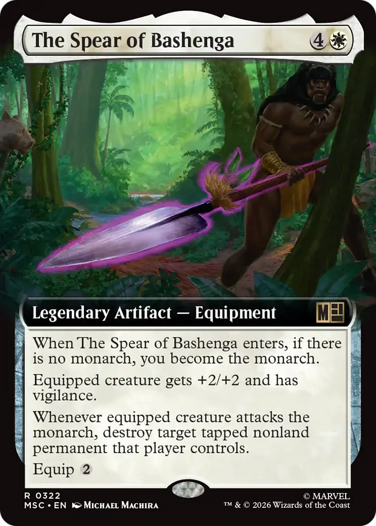 The Spear of Bashenga - Extended Art (MSC)