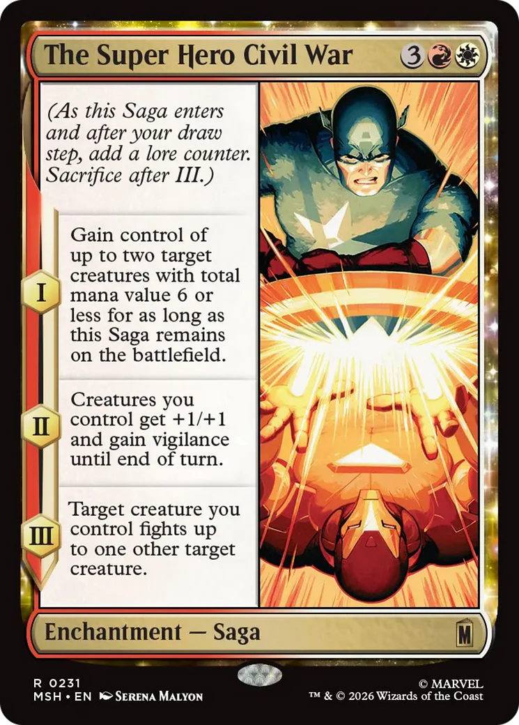 The Super Hero Civil War (MSH)