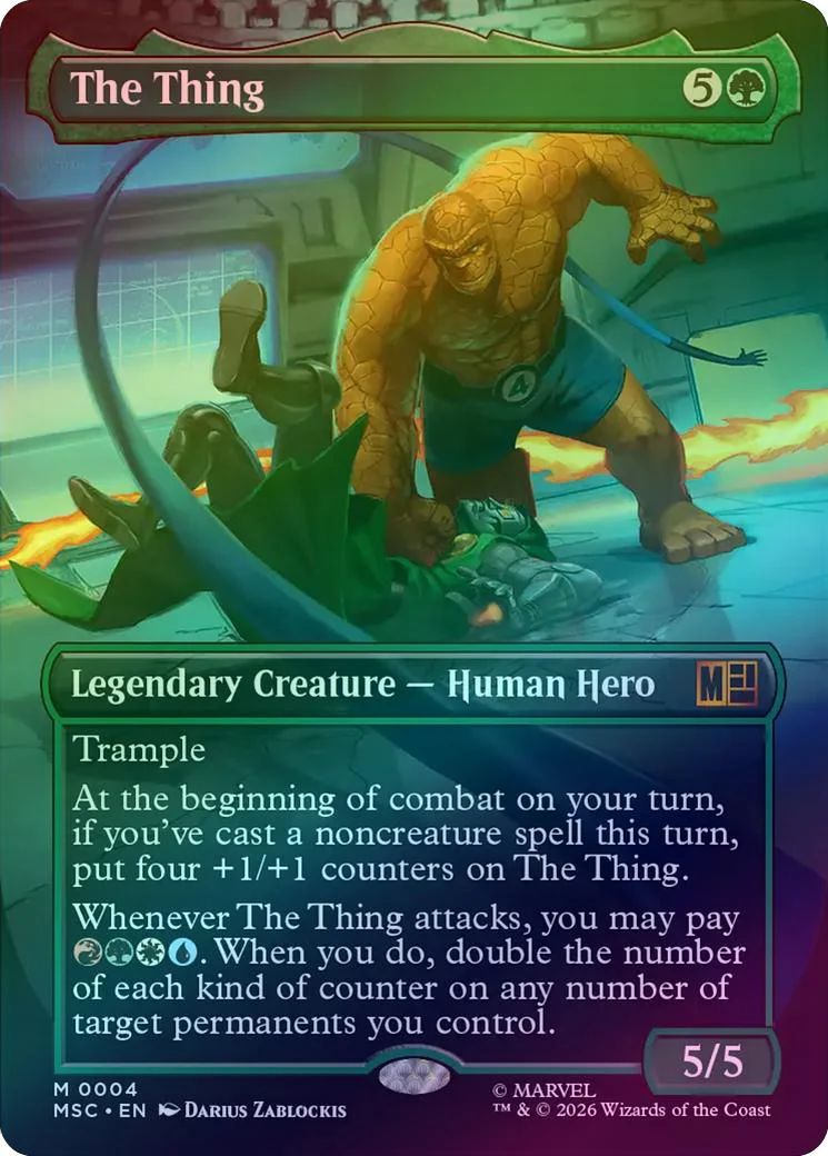 The Thing - Borderless (Foil) (MSC)