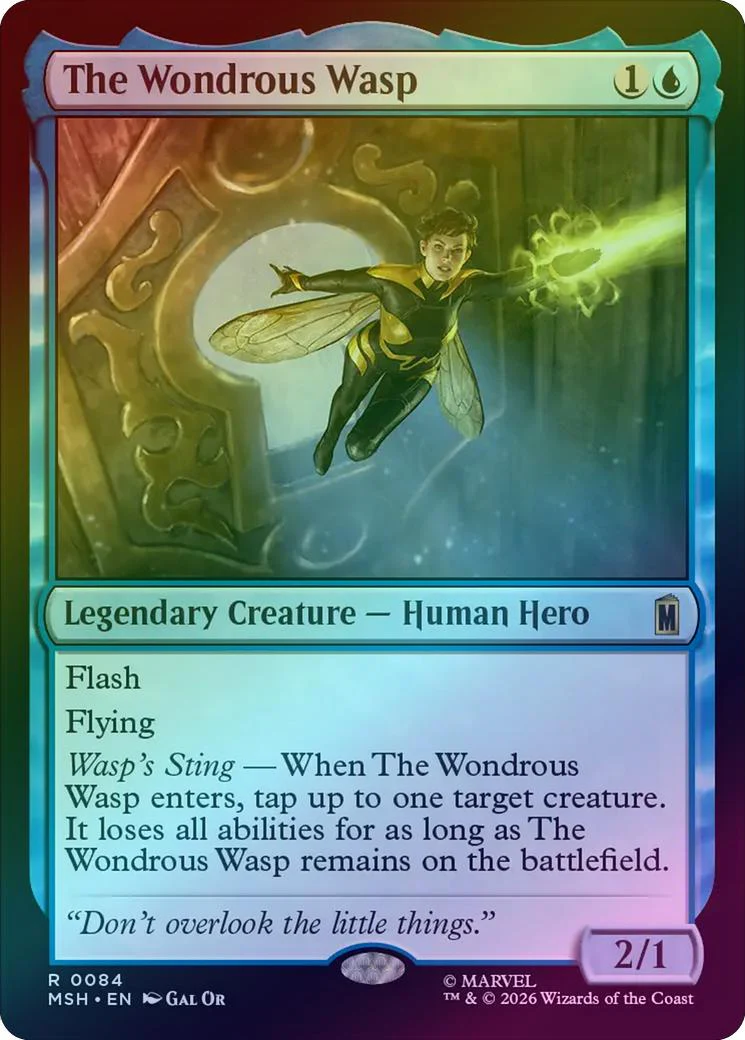 The Wondrous Wasp (Foil) (MSH)
