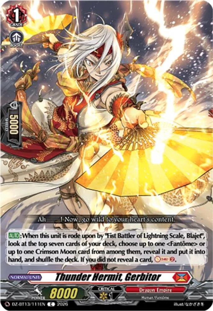Thunder Hermit, Gerbitor - DZ-BT13/111EN - Common