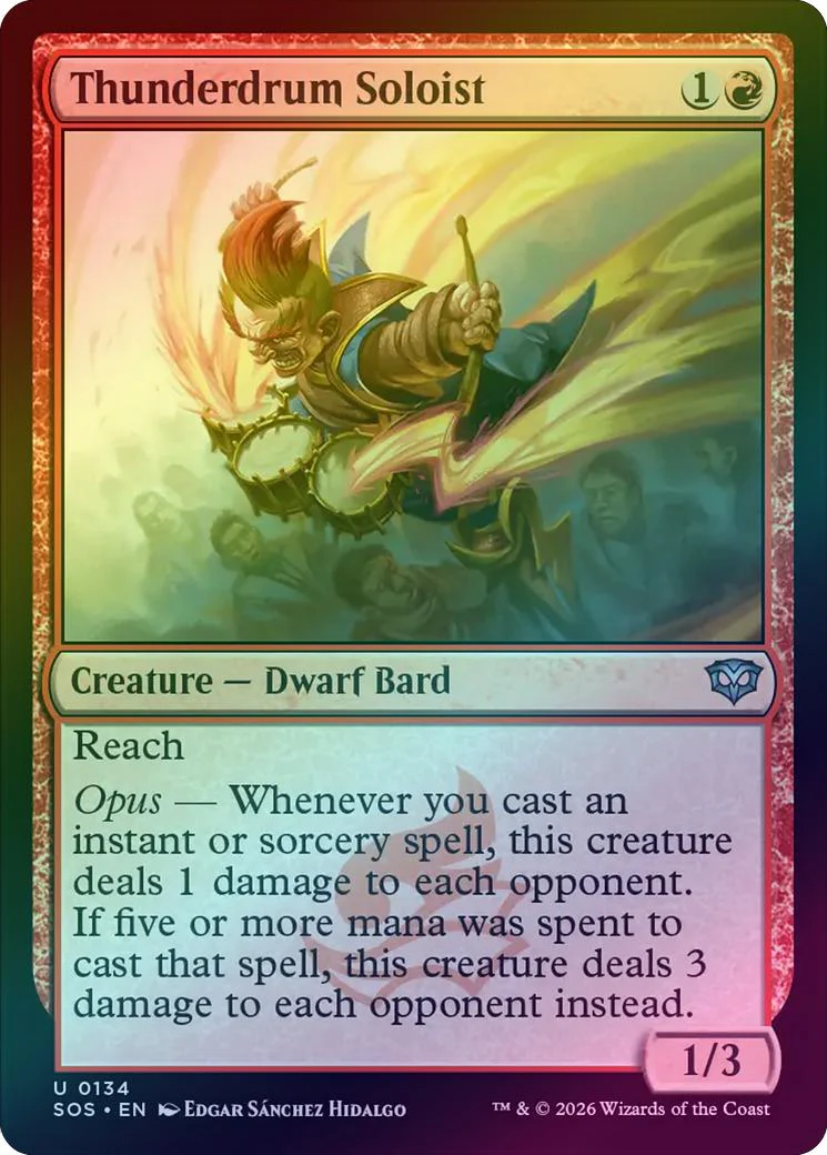 Thunderdrum Soloist (Foil) (SOS)