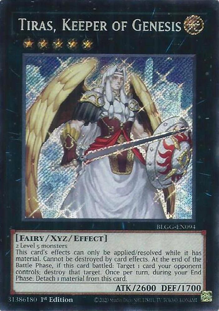 Tiras, Keeper of Genesis - BLGG-EN094 - Secret Rare - 1st Edition