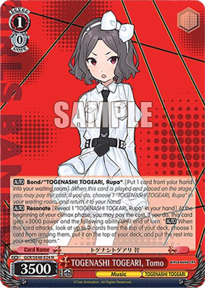 TOGENASHI TOGEARI, Tomo - GCR/SE48-E24N - Normal