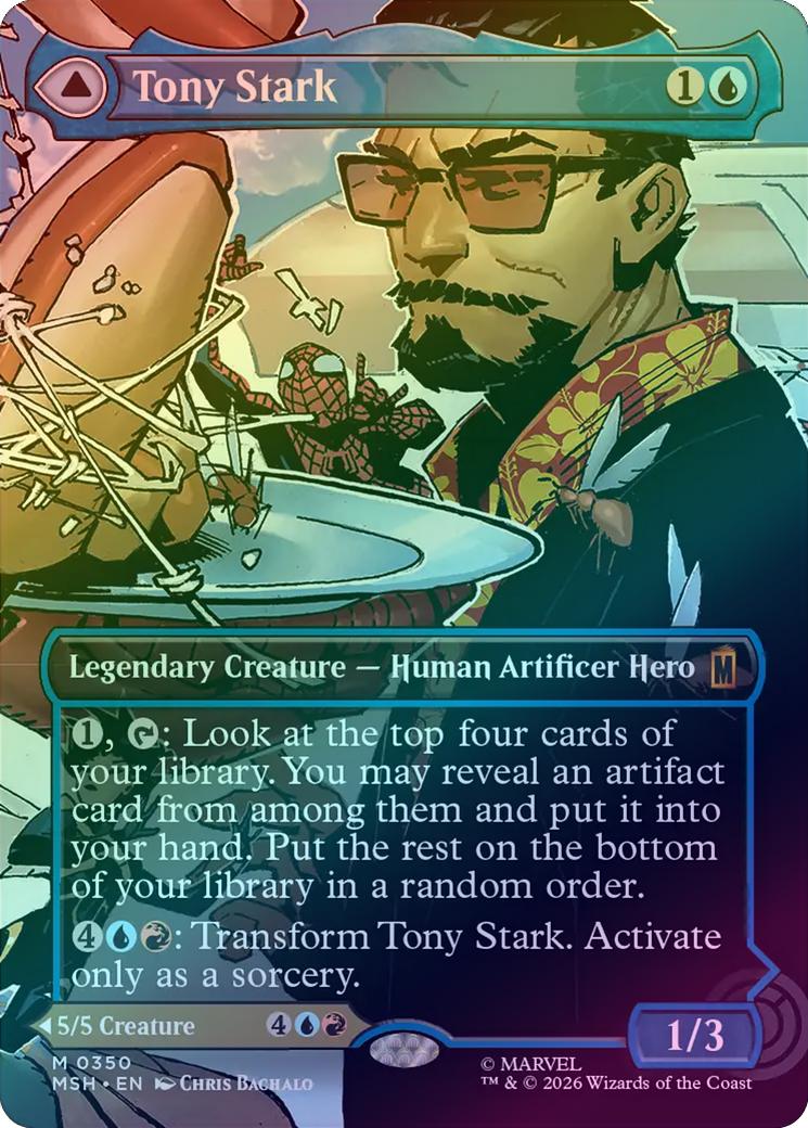 Tony Stark // The Invincible Iron Man - Borderless Scene (Foil) (MSH)