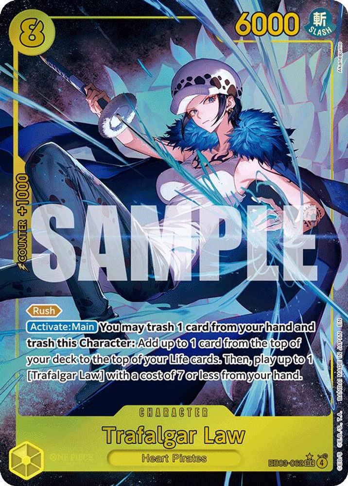 Trafalgar Law (Alternate Art) - EB03-062 - Secret Rare