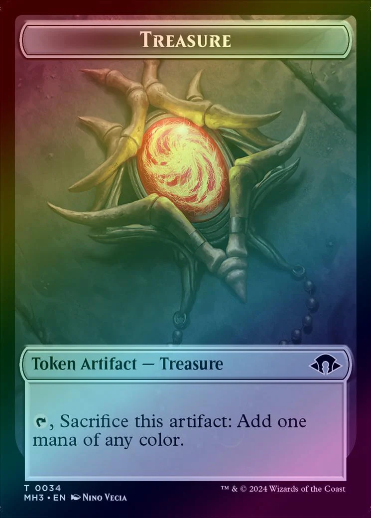 Treasure // Servo Token (Foil) (TMH3)